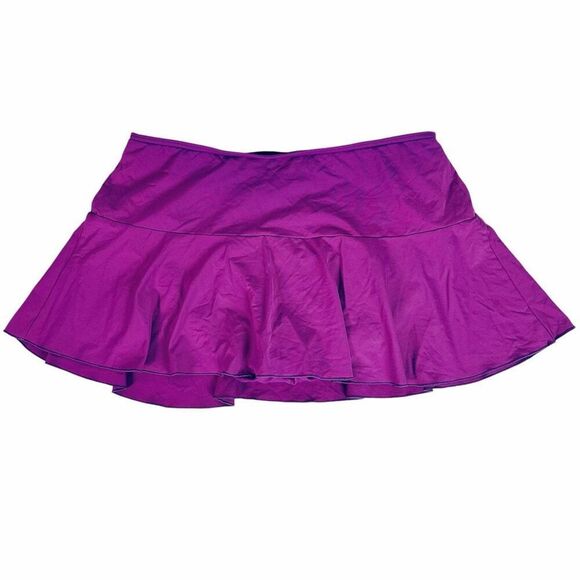 Lands End Womens size 10 Tummy Control Flounce Swim Skirt Bottom - Picture 4 of 7